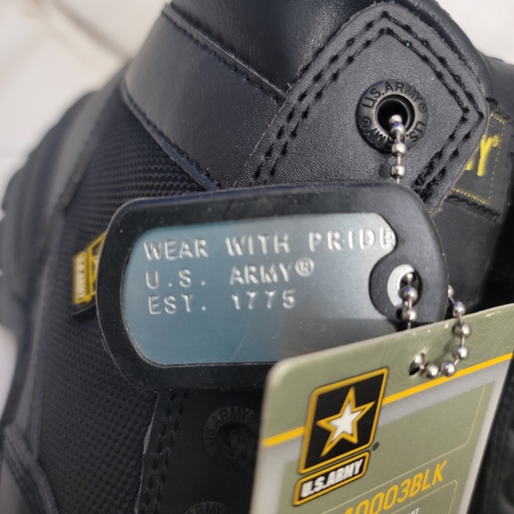U.S. Army Official Licensed Product Black Tactical/Uniform/Work Boots Size 10 - Picture 7 of 16